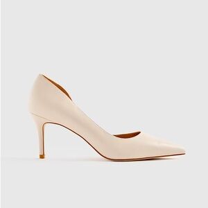 TAHARI 100% Leather Nude Heel Pump-Beige-10 M—READ!!